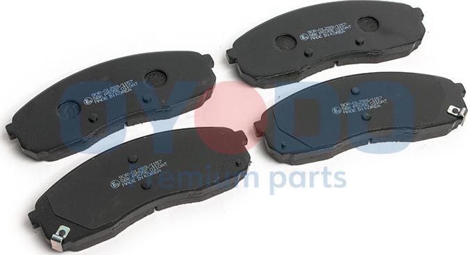 Oyodo 10H0322-OYO - Brake Pad Set, disc brake autospares.lv