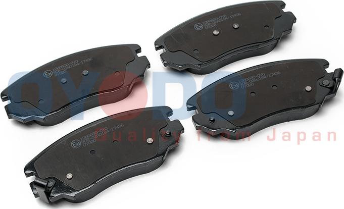 Oyodo 10H0A30-OYO - Brake Pad Set, disc brake autospares.lv