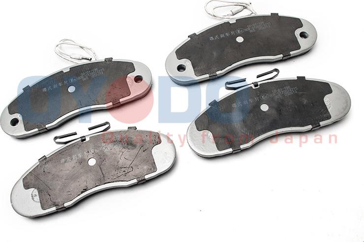 Oyodo 10H1063-OYO - Brake Pad Set, disc brake autospares.lv