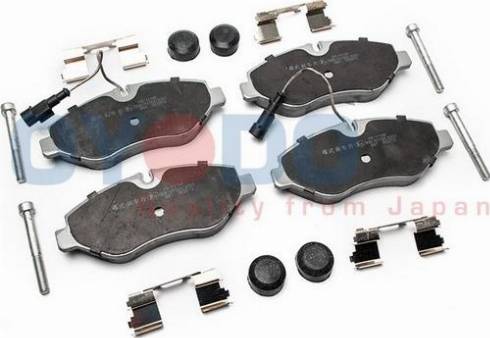 Oyodo 10H1062-OYO - Brake Pad Set, disc brake autospares.lv