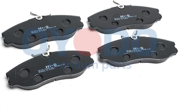 Oyodo 10H1028-OYO - Brake Pad Set, disc brake autospares.lv