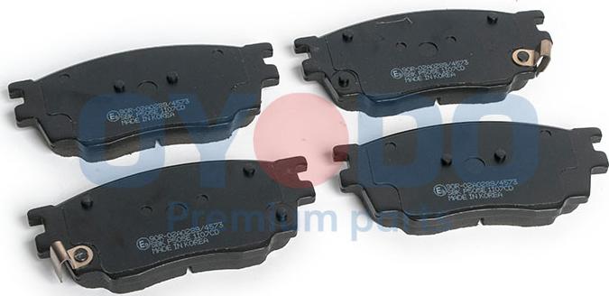 Oyodo 10H3035-OYO - Brake Pad Set, disc brake autospares.lv