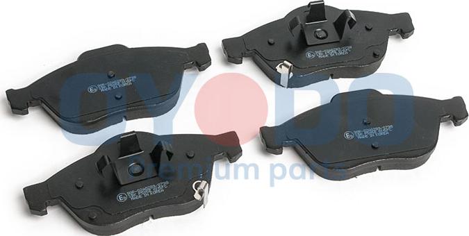 Oyodo 10H2057-OYO - Brake Pad Set, disc brake autospares.lv