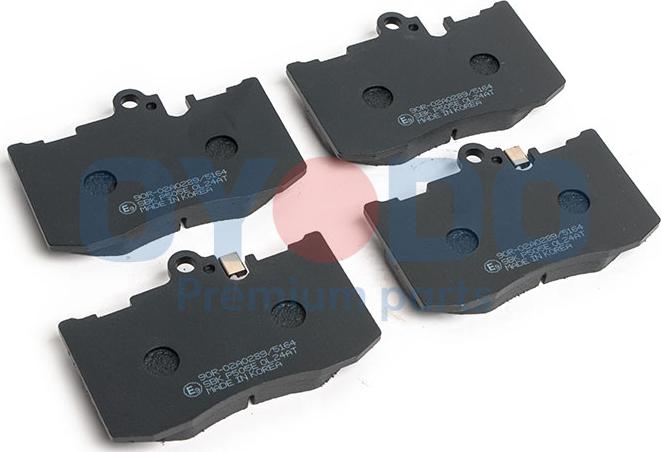 Oyodo 10H2065-OYO - Brake Pad Set, disc brake autospares.lv