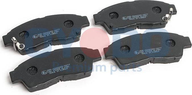 Oyodo 10H2028-OYO - Brake Pad Set, disc brake autospares.lv