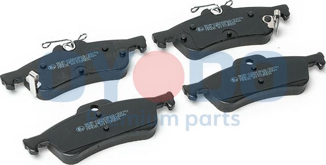 Oyodo 20H4026-OYO - Brake Pad Set, disc brake autospares.lv