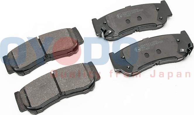 Oyodo 20H0513-OYO - Brake Pad Set, disc brake autospares.lv