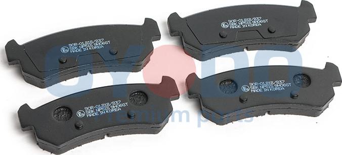 Oyodo 20H0005-OYO - Brake Pad Set, disc brake autospares.lv