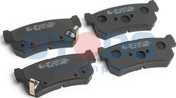 Oyodo 20H0006-OYO - Brake Pad Set, disc brake autospares.lv