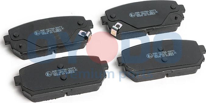 Oyodo 20H0309-OYO - Brake Pad Set, disc brake autospares.lv