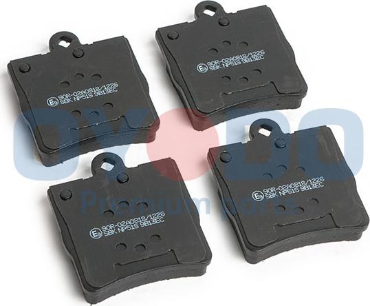 Oyodo 20H0A23-OYO - Brake Pad Set, disc brake autospares.lv