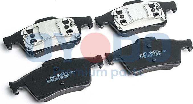 Oyodo 20H1017-OYO - Brake Pad Set, disc brake autospares.lv