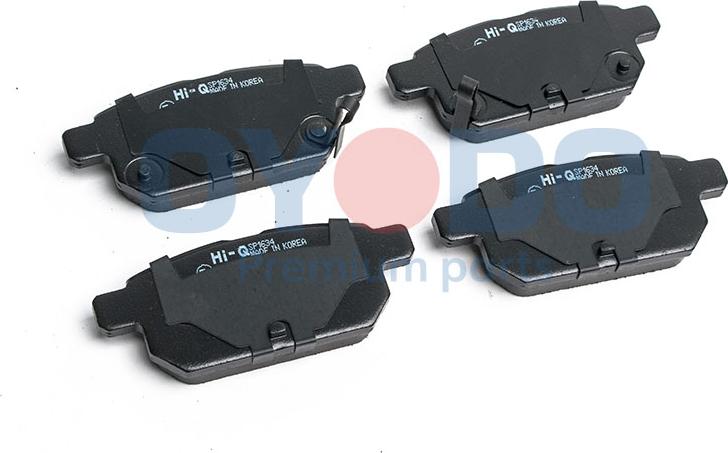 Oyodo 20H8004-OYO - Brake Pad Set, disc brake autospares.lv