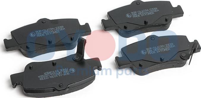 Oyodo 20H2029-OYO - Brake Pad Set, disc brake autospares.lv