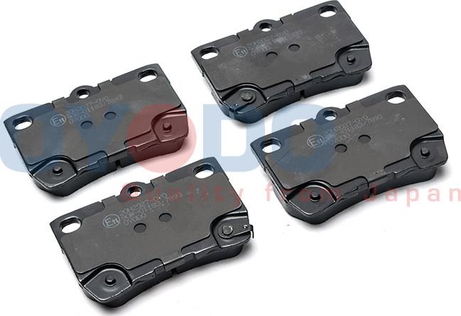 Oyodo 20H2027-OYO - Brake Pad Set, disc brake autospares.lv