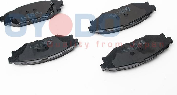 Oyodo 20H7004-OYO - Brake Pad Set, disc brake autospares.lv