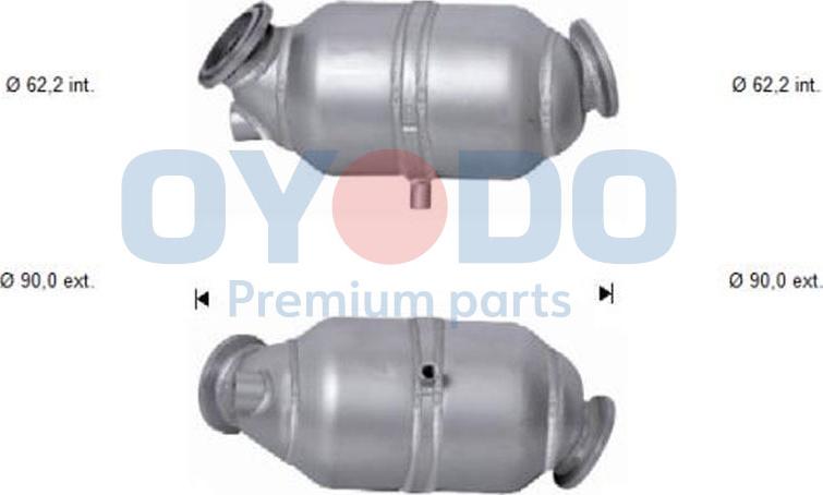 Oyodo 20N0069-OYO - Catalytic Converter autospares.lv
