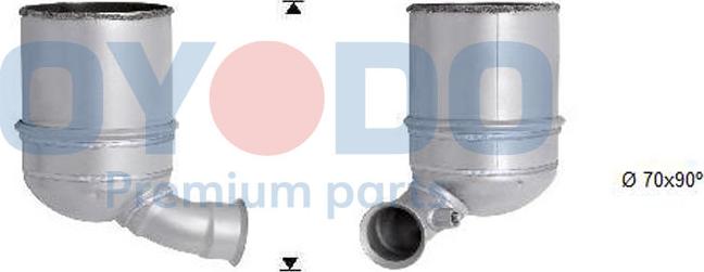 Oyodo 20N0014-OYO - Soot / Particulate Filter, exhaust system autospares.lv