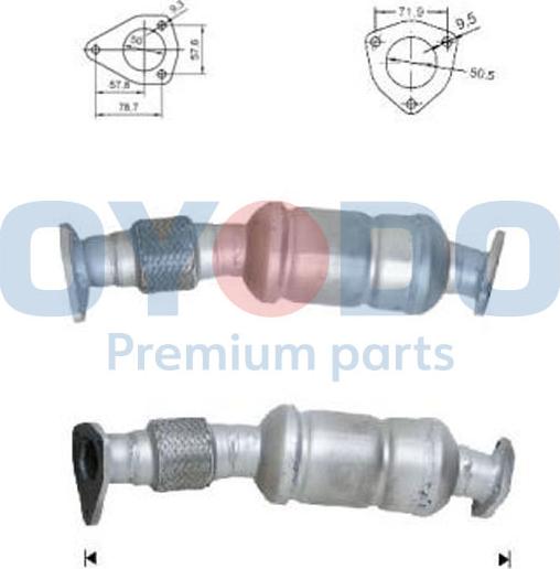 Oyodo 20N0015-OYO - Catalytic Converter autospares.lv