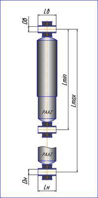 PAAZ 49018P - Shock Absorber autospares.lv