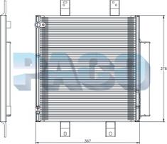 PACO 5P5422 - Condenser, air conditioning autospares.lv