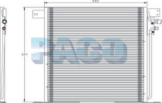 PACO PL5409 - Condenser, air conditioning autospares.lv