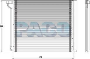 PACO PL5691 - Condenser, air conditioning autospares.lv