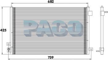 PACO PL5212 - Condenser, air conditioning autospares.lv