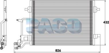 PACO PL3293 - Condenser, air conditioning autospares.lv