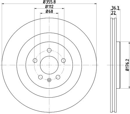 Pagid 54946 - Brake Disc autospares.lv