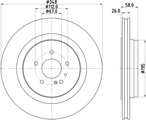 Pagid 54980 - Brake Disc autospares.lv