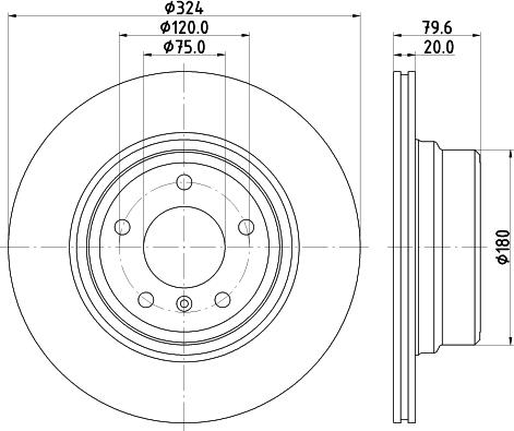 Pagid 54463 - Brake Disc autospares.lv