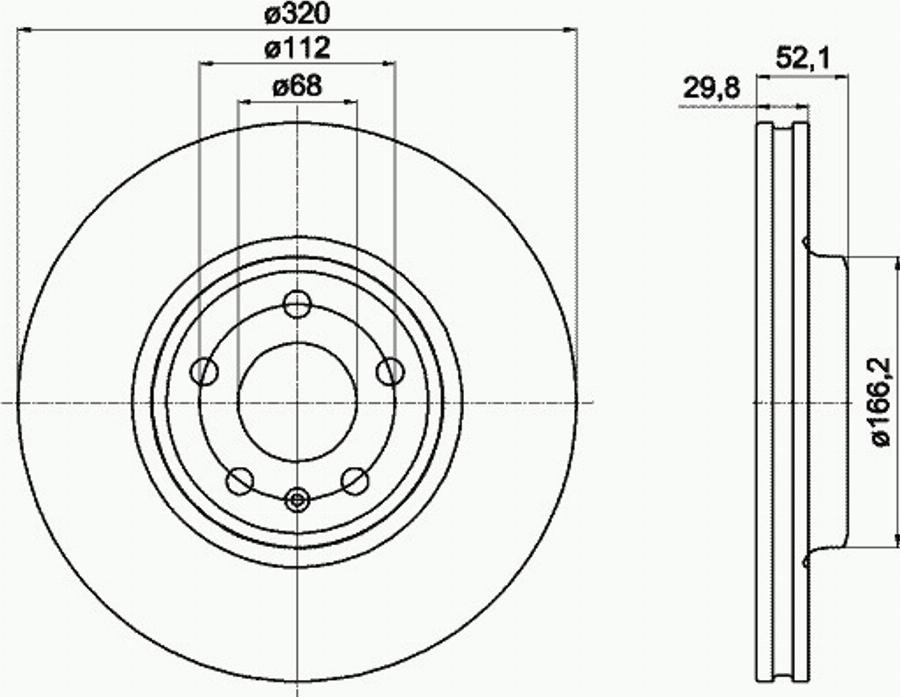 Pagid 54600PRO - Brake Disc autospares.lv