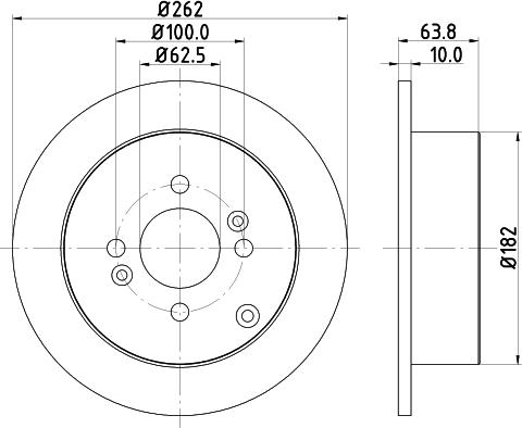 Pagid 54613 - Brake Disc autospares.lv