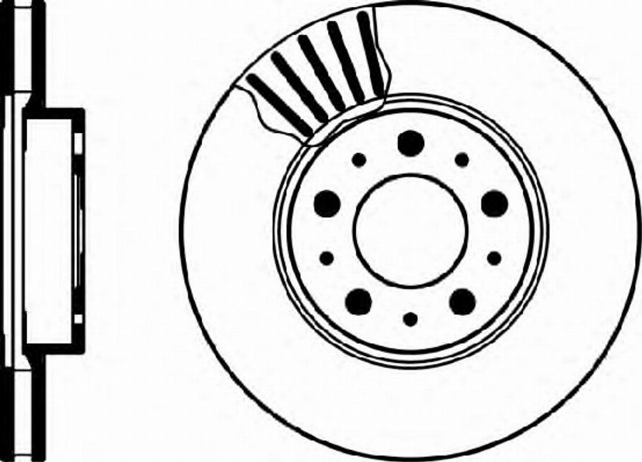 Pagid 54018PRO - Brake Disc autospares.lv