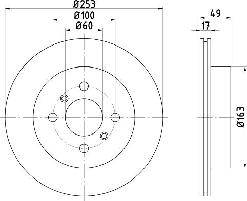 Pagid 54186 - Brake Disc autospares.lv