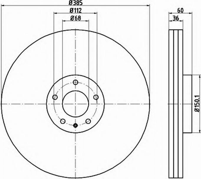 Pagid 54842PRO - Brake Disc autospares.lv