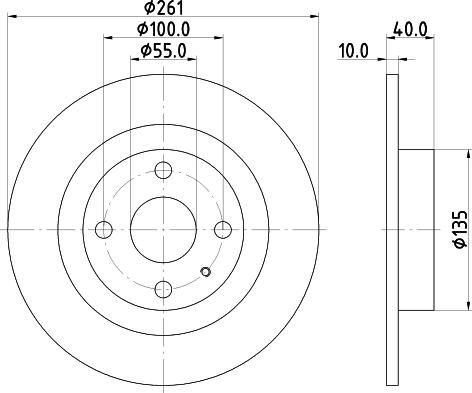 Pagid 54302 - Brake Disc autospares.lv