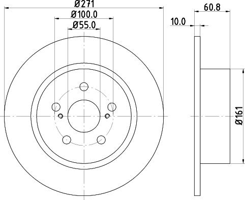 Pagid 54265 - Brake Disc autospares.lv