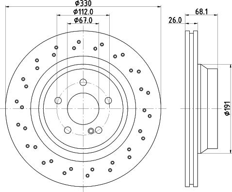 Pagid 54200 - Brake Disc autospares.lv