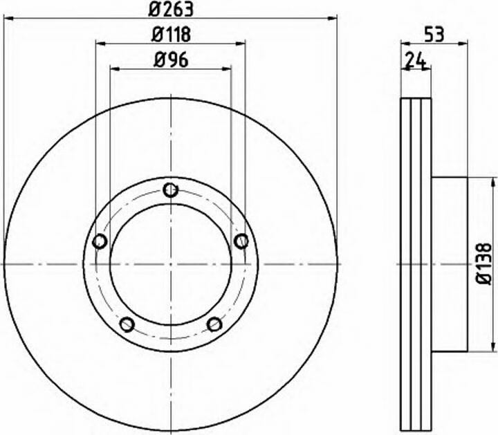 Pagid 54746PRO - Brake Disc autospares.lv