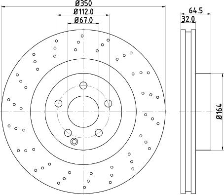 Pagid 54764 - Brake Disc autospares.lv