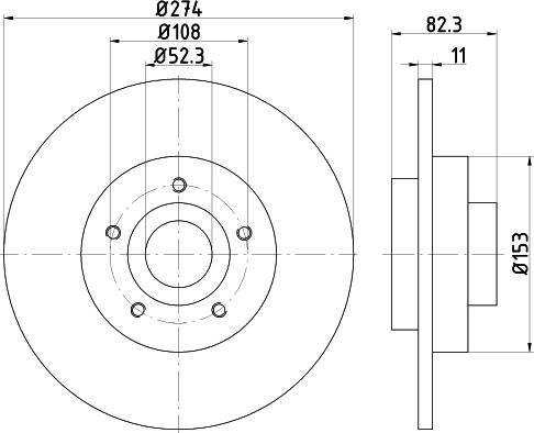 Pagid 54714 - Brake Disc autospares.lv