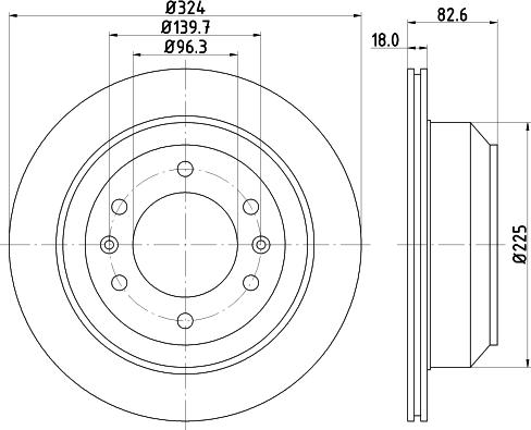 Pagid 55039 - Brake Disc autospares.lv