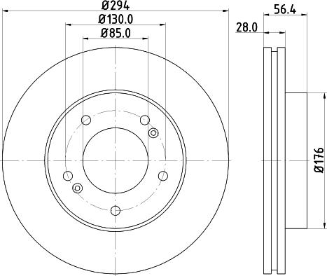 Pagid 55032 - Brake Disc autospares.lv