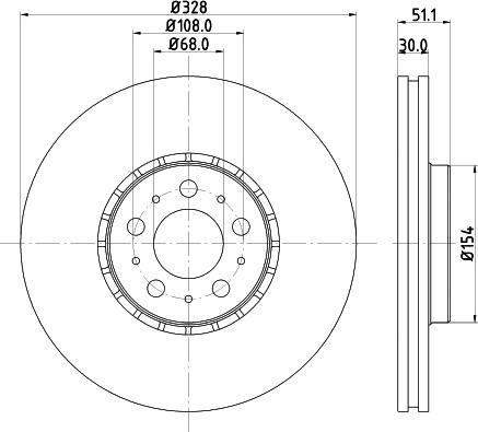 Pagid 55841 - Brake Disc autospares.lv