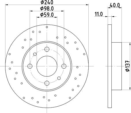 Pagid 56160 - Brake Disc autospares.lv