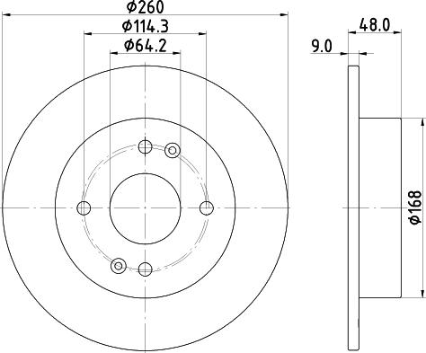 Pagid 56202 - Brake Disc autospares.lv