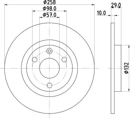 Pagid 50609 - Brake Disc autospares.lv