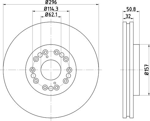 Pagid 50340 - Brake Disc autospares.lv